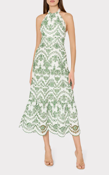 Hayden Scallop Eyelet Dress 